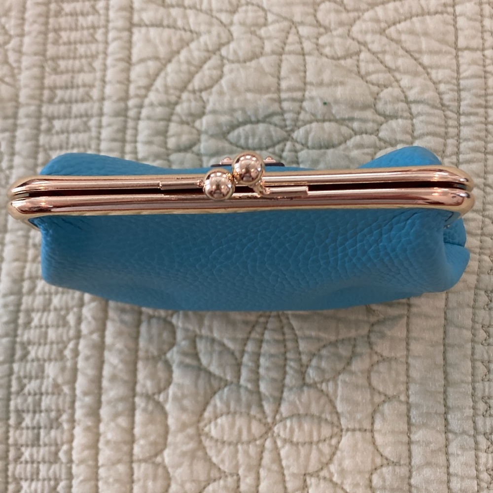 Dooney & Bourke Pebble Leather Kiss-Lock Coin Purse - Picture 3 of 5